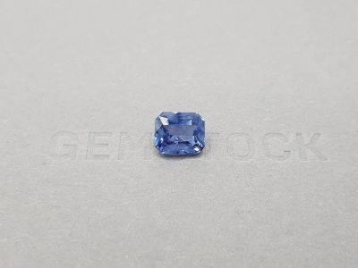 Natural blue sapphire in radiant cut 3.51 ct, Sri Lanka photo
