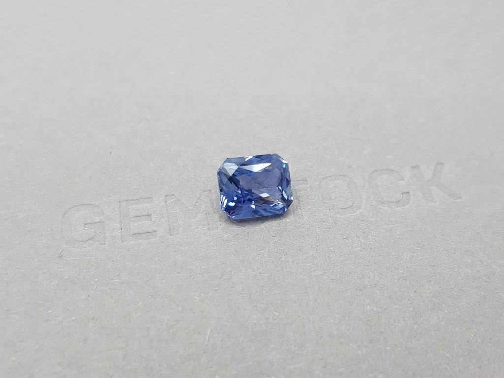 Natural blue sapphire in radiant cut 3.51 ct, Sri Lanka Image №2