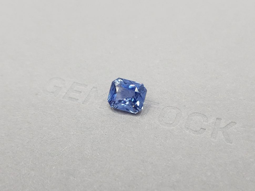 Natural blue sapphire in radiant cut 3.51 ct, Sri Lanka Image №3
