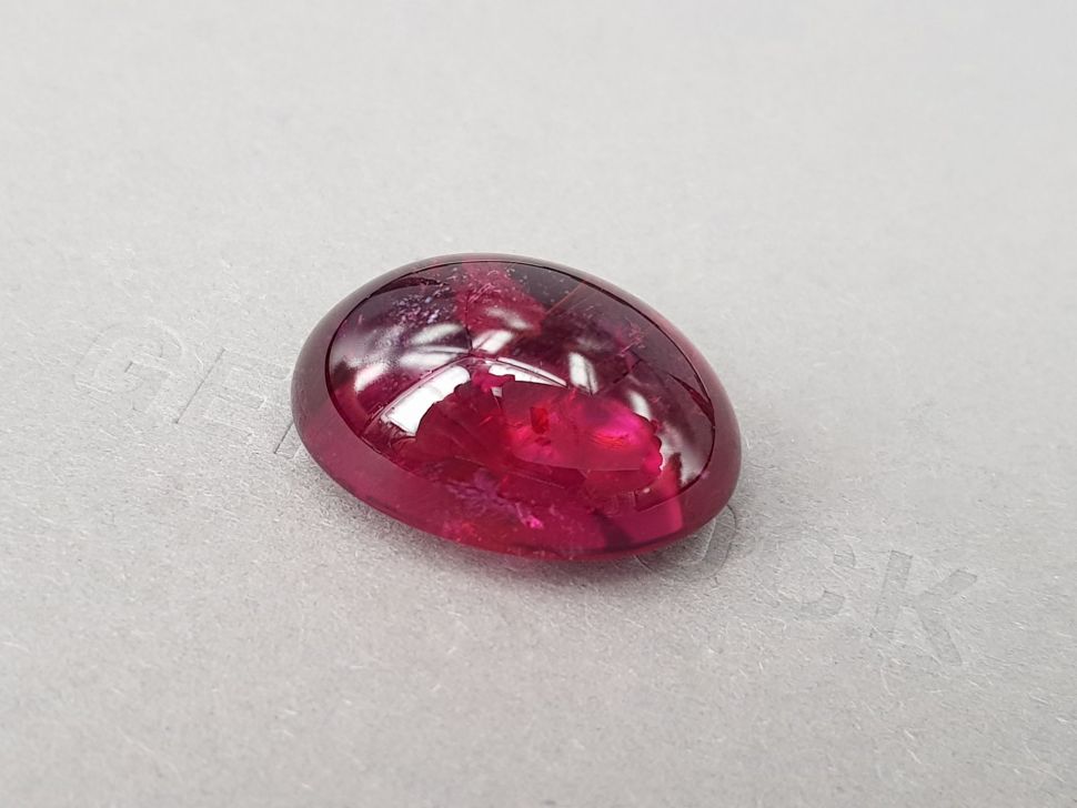Intense pink cabochon-cut rubellite 39.77 carats Image №3