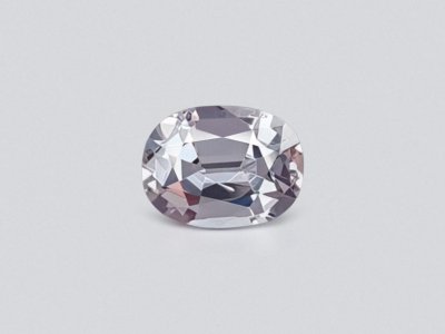 Steel gray spinel in oval cut 1.17 ct from Burma photo