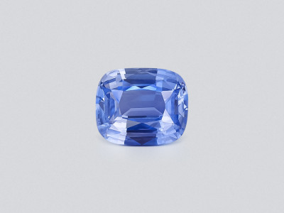 Saphir bleu taille coussin non chauffé de 2,16 carats, Sri Lanka photo