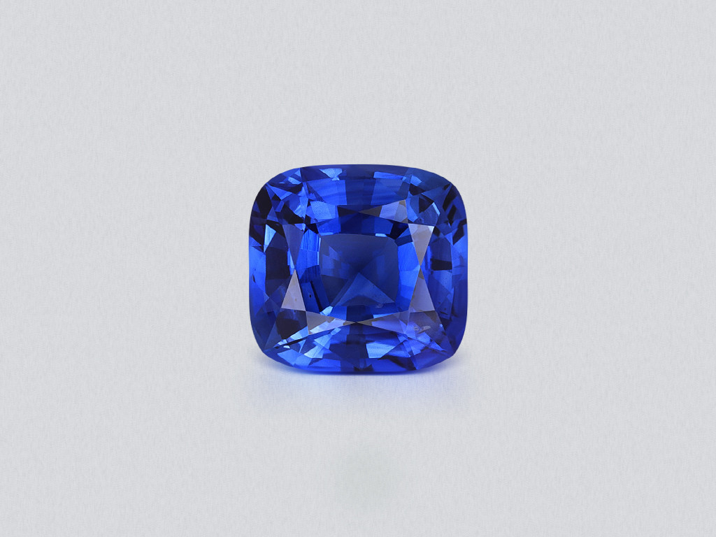 Blue sapphire cushion cut 2.78 carats, Sri Lanka Image №1