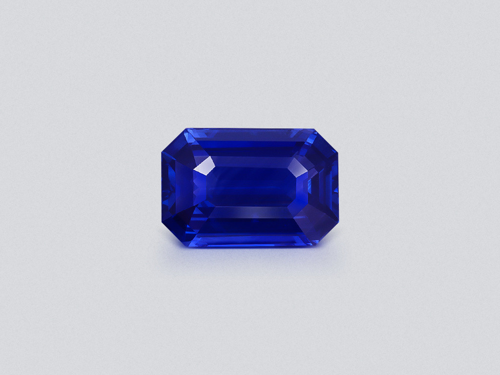 Saphir bleu royal taille octogone de 4,01 carats, Sri Lanka Image №1