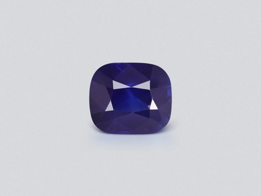 Zafiro azul de talla cojín de 4,06 quilates, Sri Lanka Image №1