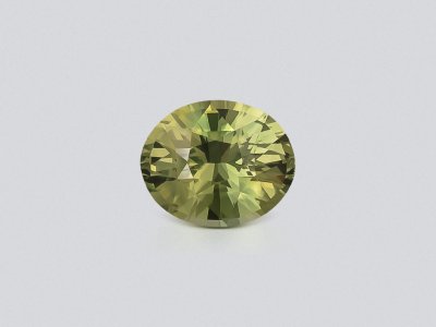 Zafiro bicolor de talla ovalada sin calentar de 1,56 quilates, Madagascar photo