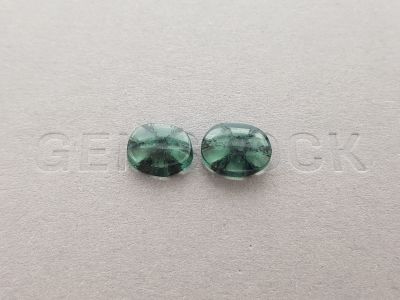 Trapiche emeralds in cabochon cut 4.86 ct, Colombia photo