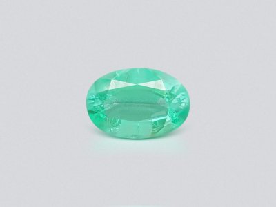 Paraiba oval tourmaline, bluish green, 1.25 ct photo