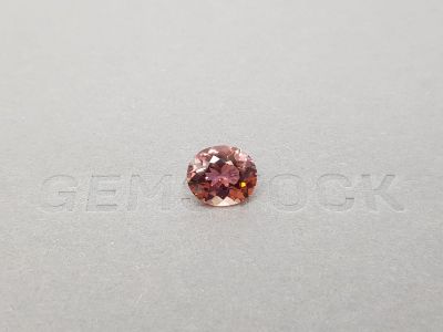 Bright pink oval cut tourmaline 2.32 ct, Afghanistan photo