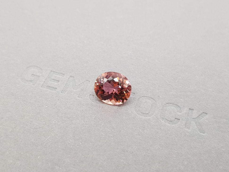 Bright pink oval cut tourmaline 2.32 ct, Afghanistan Image №3