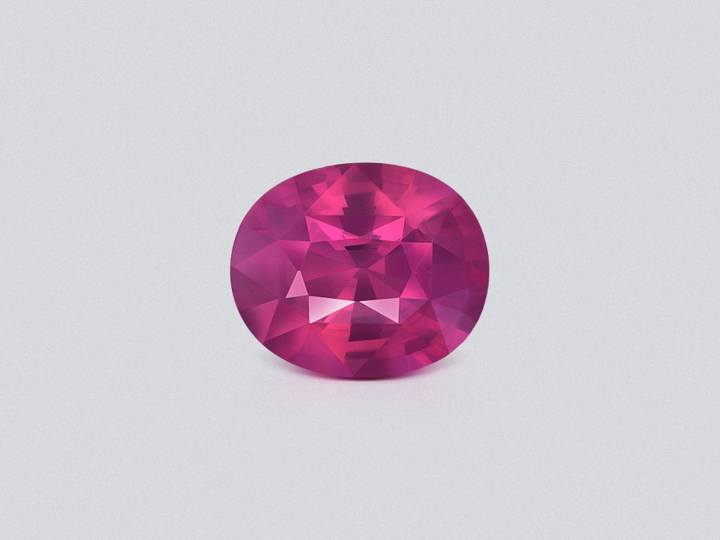 Saphir rose vif rutile effet soie non chauffé 1,13 ct Sri Lanka Image №1