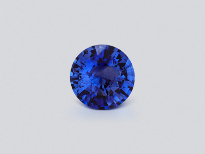 Saphir königsblauer im rundschliff 3,05 karats, Sri Lanka  photo