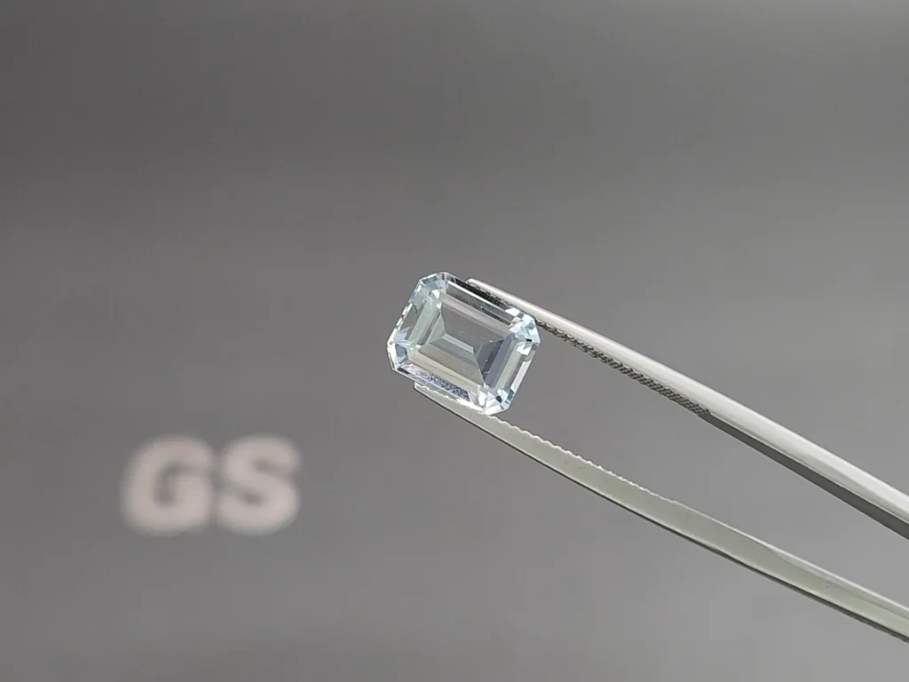 Aigue-marine taille octogonale de 2,94 carats, Madagascar  Image №3