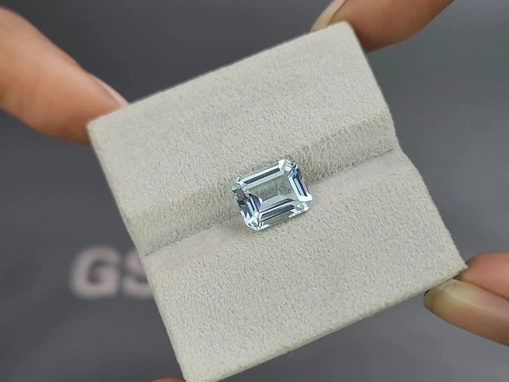 Aigue-marine taille octogonale de 2,94 carats, Madagascar  Image №4