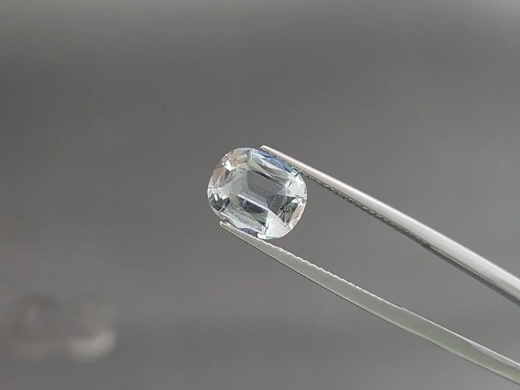 Set aus kissenförmig geschliffenen aquamarinen 6,77 karat, Madagaskar Image №3