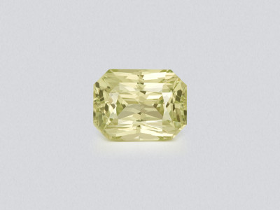 Unbehandelter gelber saphir im radiant-schliff 1,78 karat, Sri Lanka photo