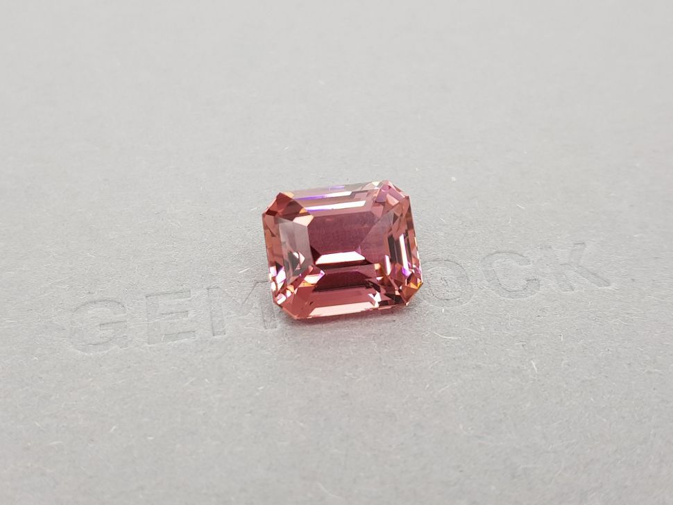 Large octagon cut pink tourmaline 11.73 ct, Mozambique Image №2