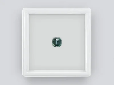 Unheated teal sapphire 1.98 ct, Madagascar photo