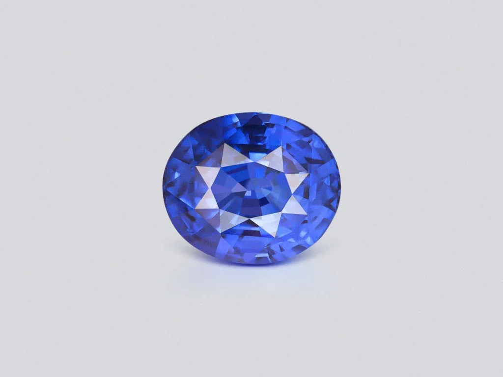 Saphir Bleu Royal Ouvert Brillant 5,12 carats, Sri Lanka Image №1