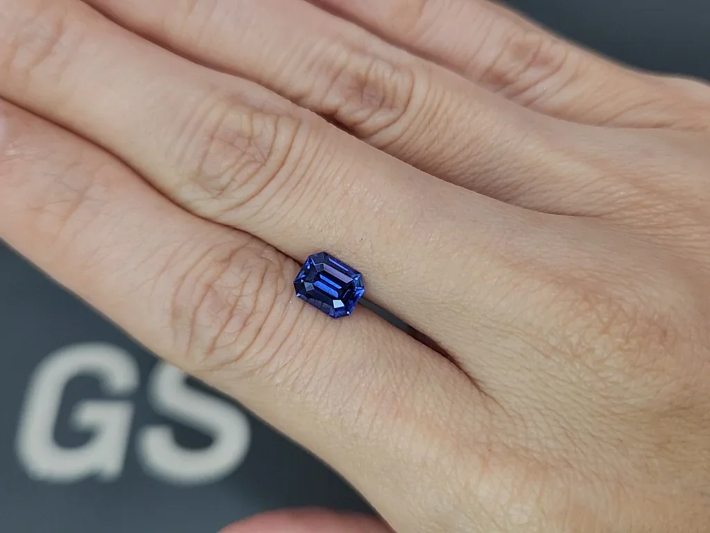 Zafiro azul de talla octogonal de 1,54 quilates, Sri Lanka Image №2