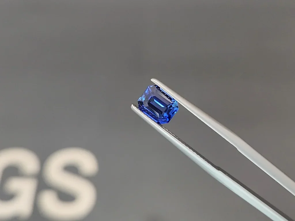Zafiro azul de talla octogonal de 1,54 quilates, Sri Lanka Image №3
