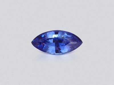 Saphir bleu royal taille marquise de 2,03 carats, Sri Lanka  photo