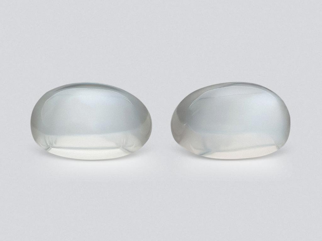 Pair of moonstones from Burma 33.71 ct Image №1