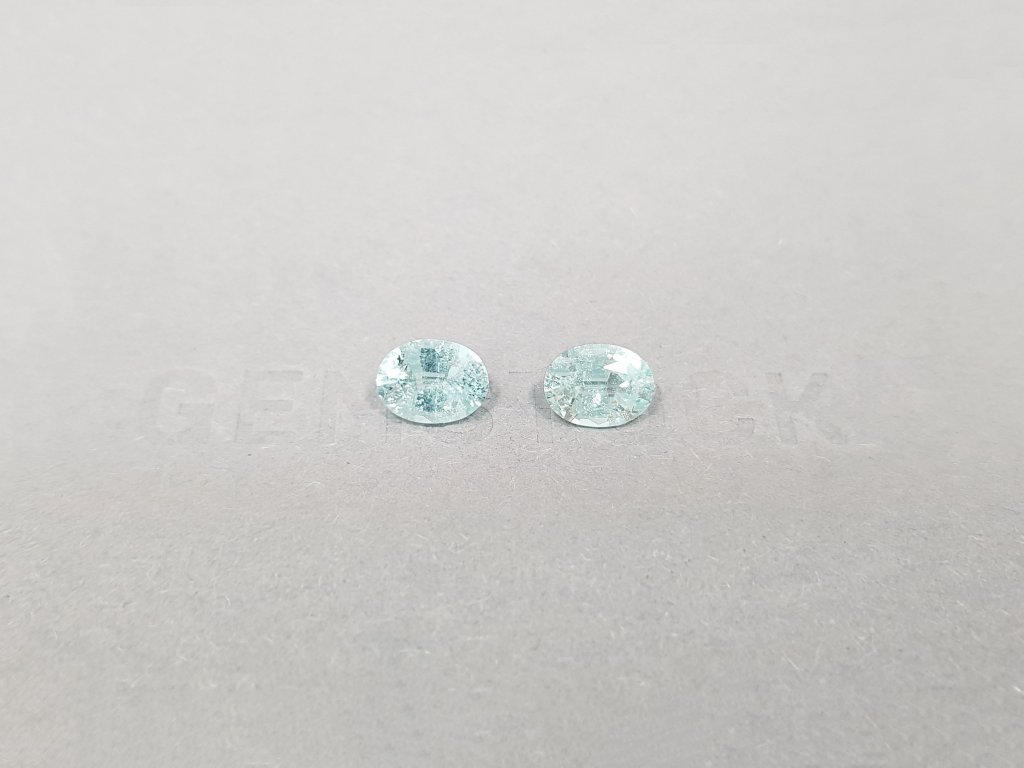 Pair of Paraiba tourmalines in oval cut 2.23 ct, Mozambique Image №1