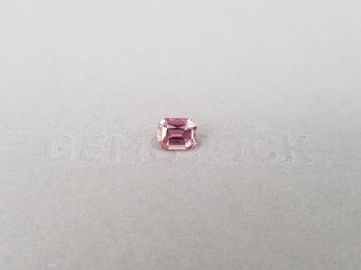Orange-pink octagon-cut tourmaline 1.31 ct photo