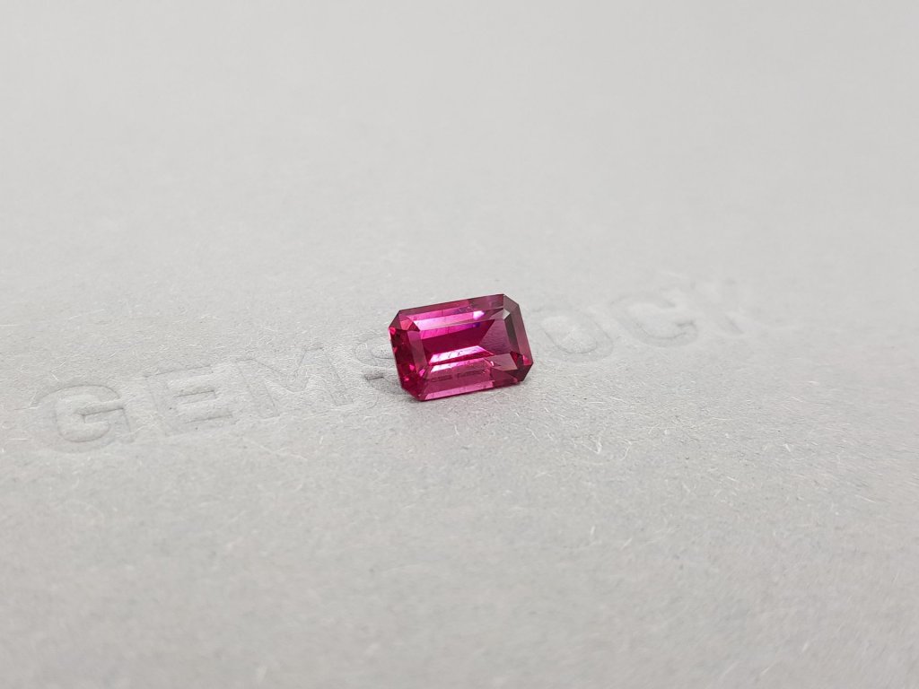 Purple garnet rhodolite octagon cut 1.93 carats, Sri Lanka Image №2