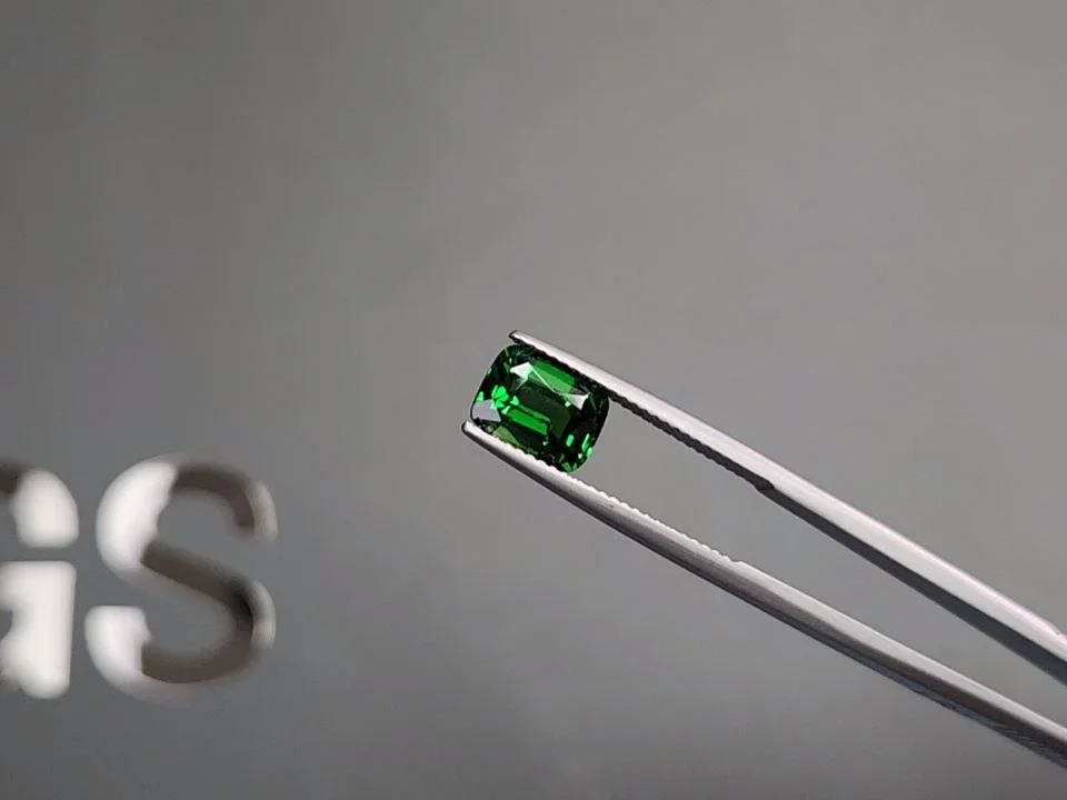 Granate tsavorita verde brillante talla cojín 2,52 quilates, Tanzania  Image №3