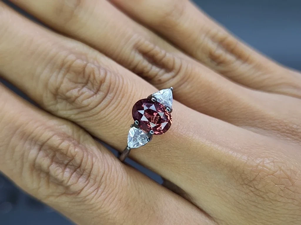 Padparadscha-saphir im oval-schliff 3,01 karat, Sri Lanka Image №5