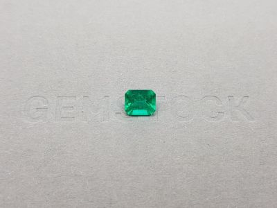 Octagon emerald 0.89 ct, Colombia photo