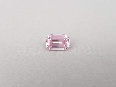 Intense pink morganite in octagon cut 6.94 ct, Brazil photo