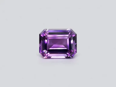 Octagon cut amethyst 7.85 carats, Brazil  photo