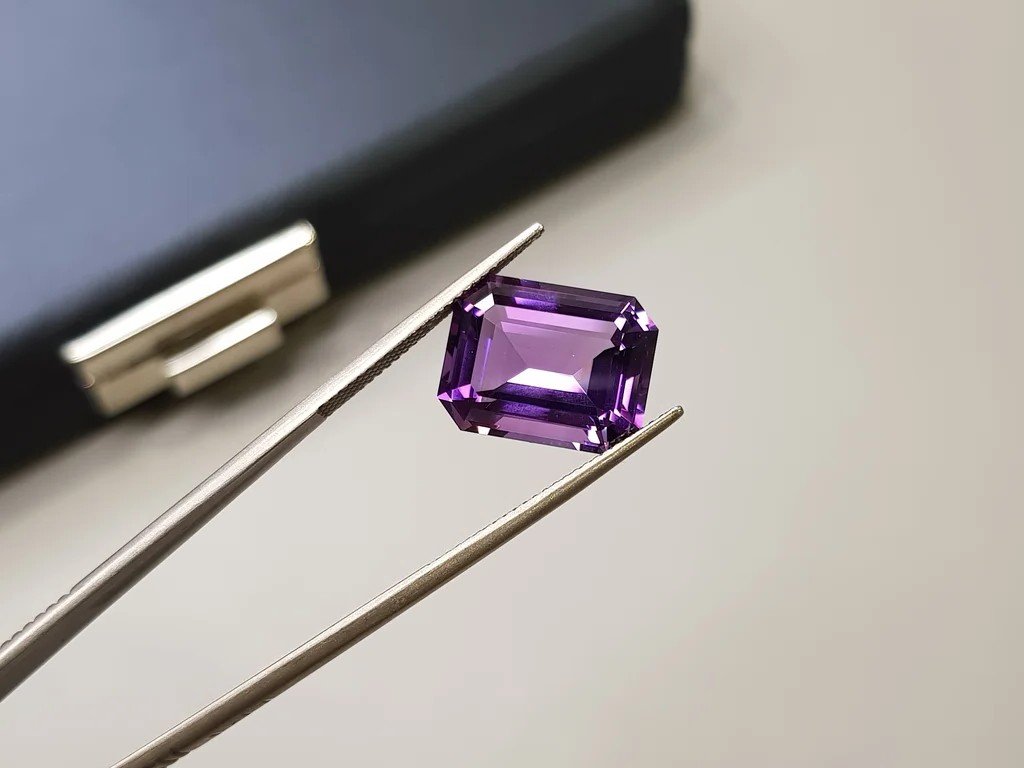 Octagon cut amethyst 8.90 carats, Brazil  Image №4