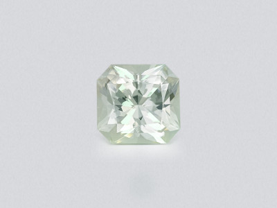 Kunzite light green radiant cut 10.92 carats, Pakistan photo
