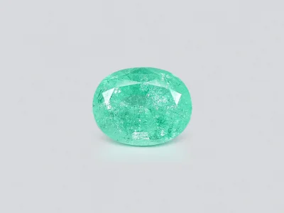 Large tourmaline Paraiba in oval cut 15.60 ct, Mozambique photo