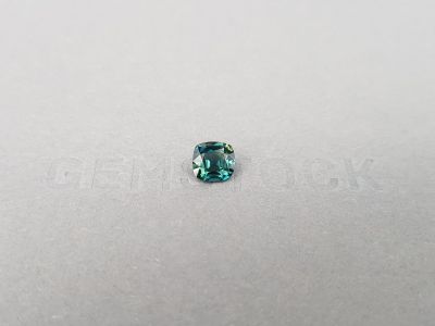 Teal sapphire from Madagascar in cushion cut  1.15 ct, untreated photo