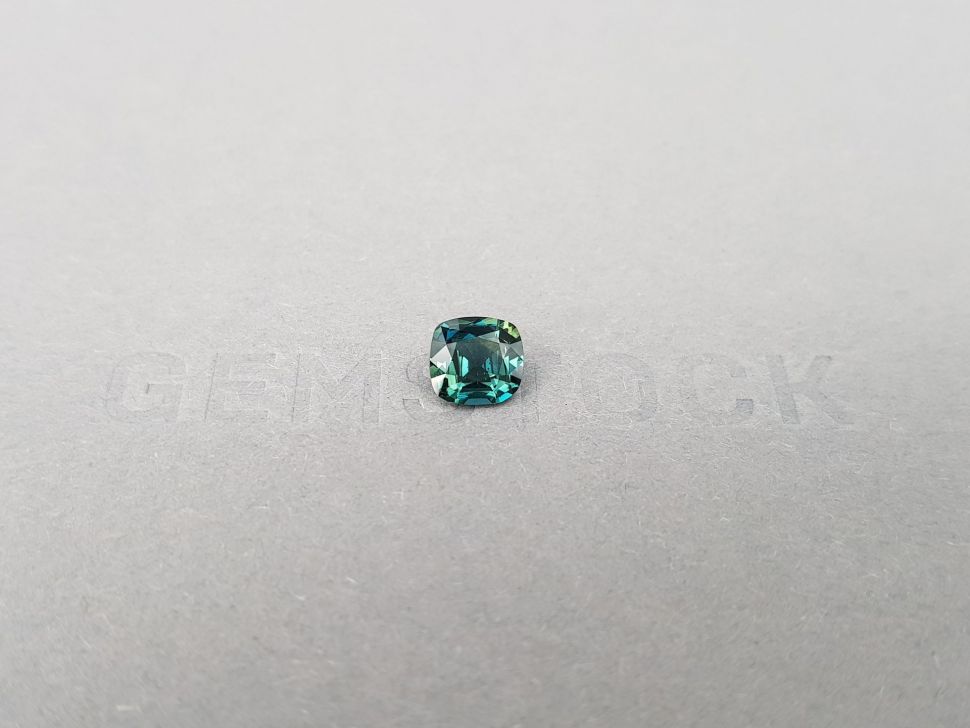 Teal sapphire from Madagascar in cushion cut  1.15 ct, untreated Image №1