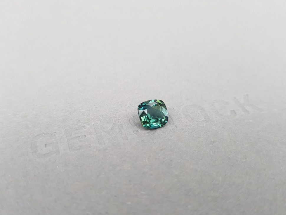 Teal sapphire from Madagascar in cushion cut  1.15 ct, untreated Image №2