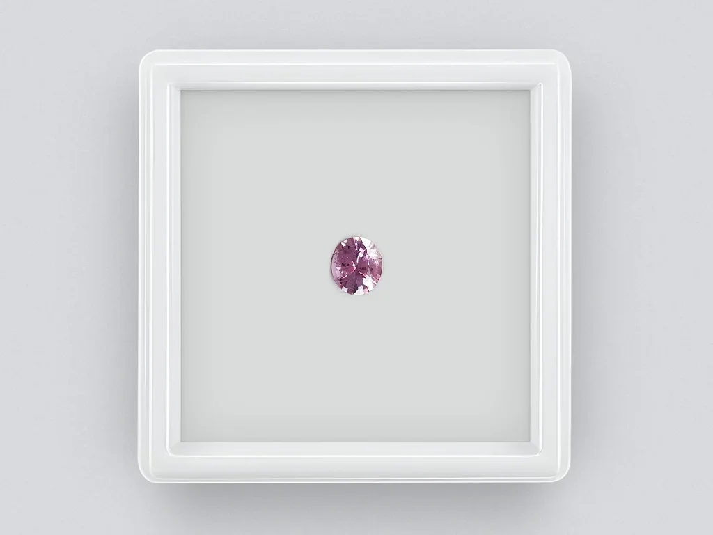 Unheated oval cut pink sapphire 1.00 ct, Madagascar Image №1