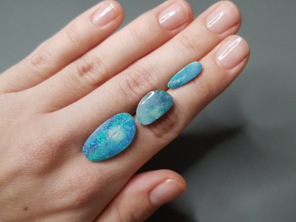 Satz Opale (Dublette) 16,27 Karat, Australien Image №2