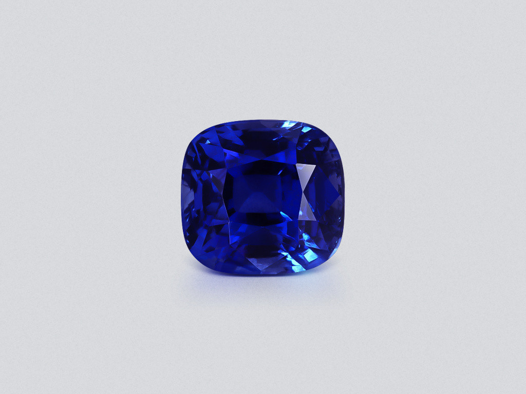 Saphir bleu royal taille coussin 3,11 carats, Sri Lanka  Image №1