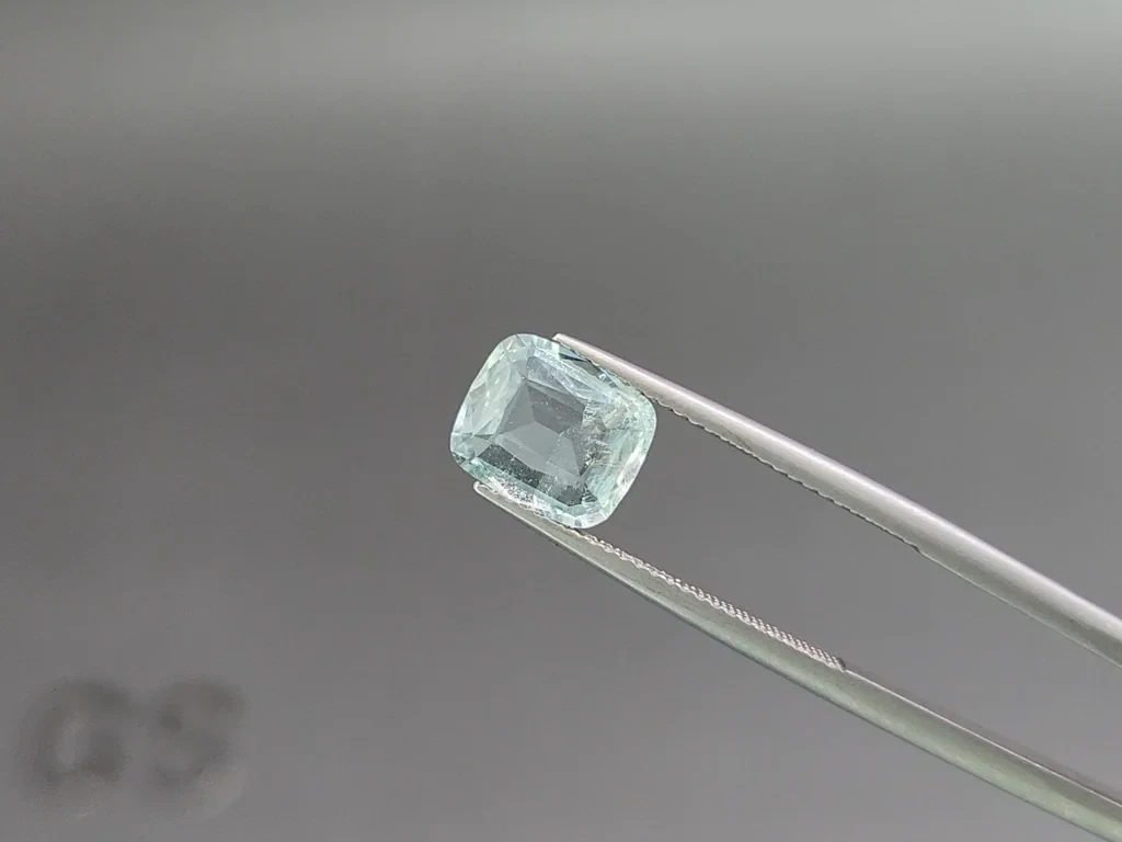 Set aus aquamarinen kissenförmig geschliffenen 4,16 karat, Madagaskar Image №3