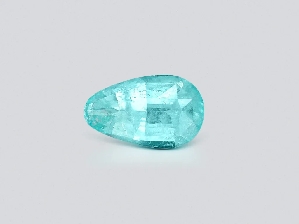 Pera Neon Paraiba tallada 2,40 quilates, Mozambique Image №1