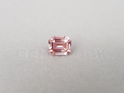 Intense pink octagon-cut tourmaline 8.15 ct, Nigeria photo