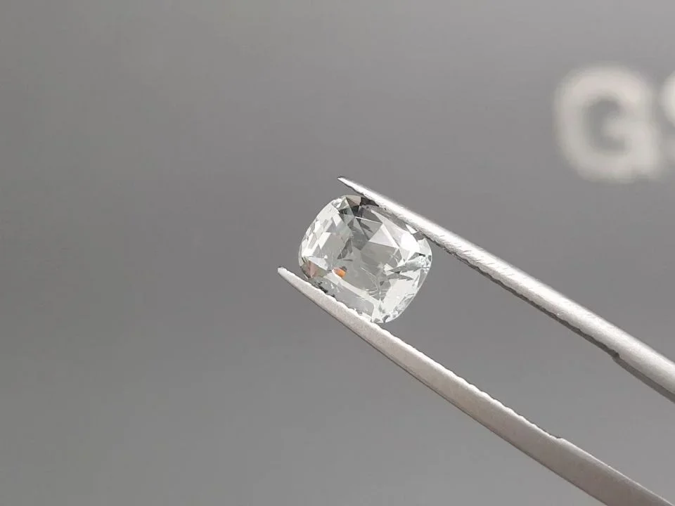 Cushion cut aquamarine 2.01 carats, Nigeria Image №4