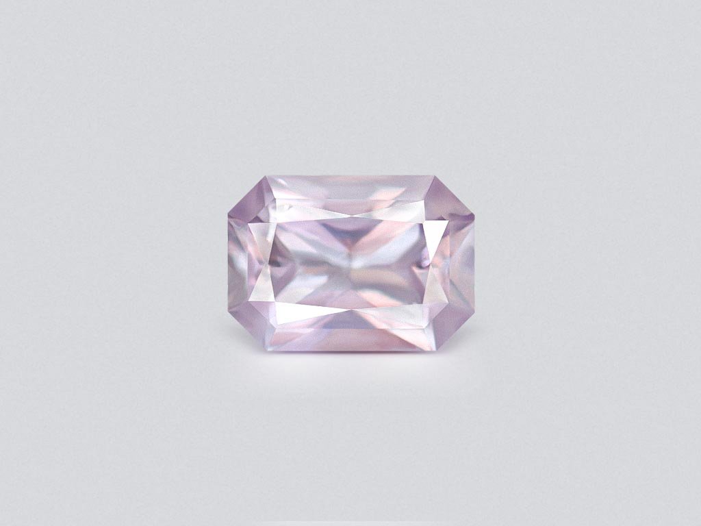 Untreated baby pink sapphire in radiant cut 1.00 carat, Madagascar Image №1