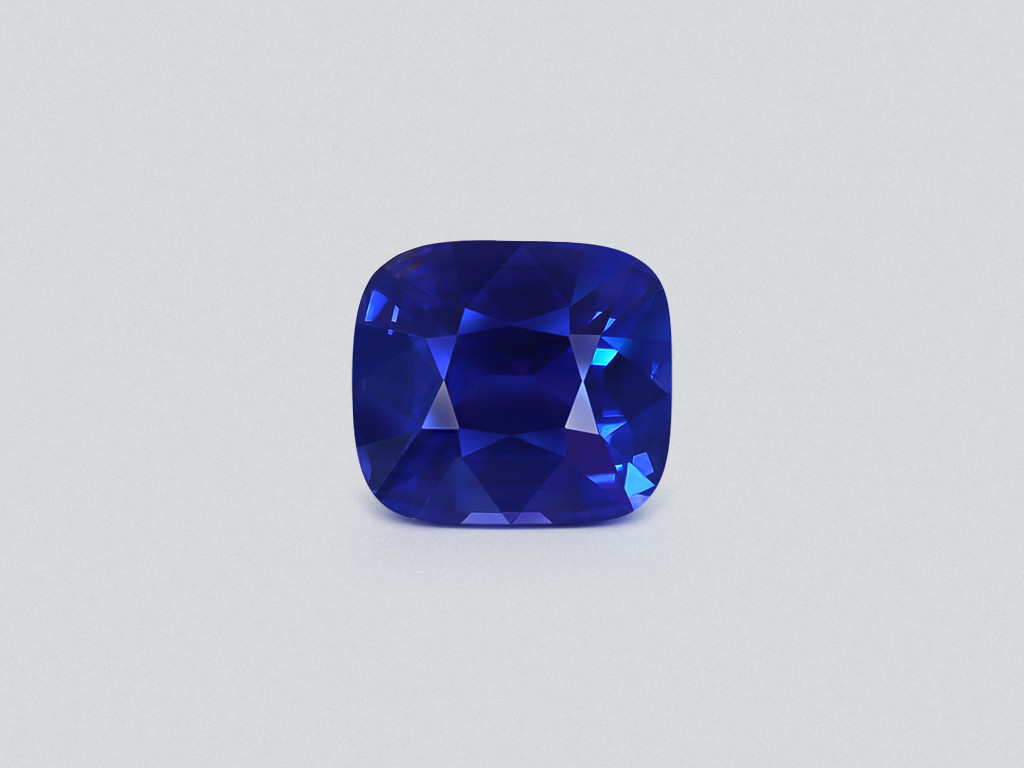 Saphir bleu royal taille coussin non chauffé, 1,07 carat, Sri Lanka Image №1